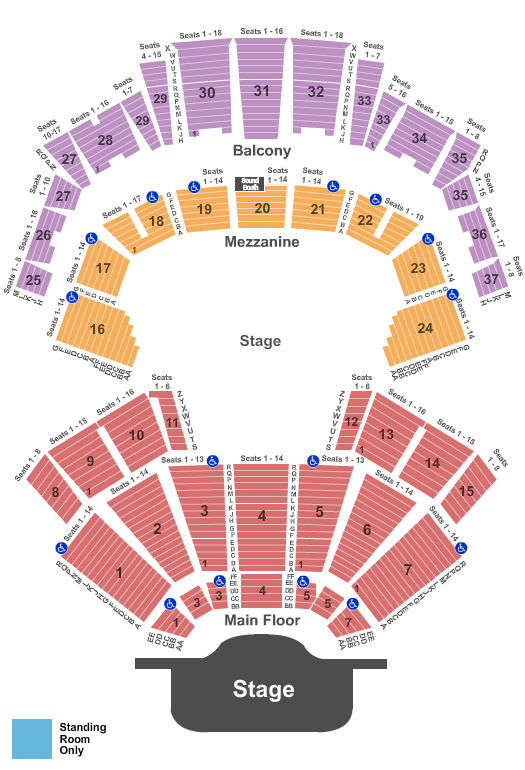 Grand Ole Opry House Carrie Underwood Seating Chart